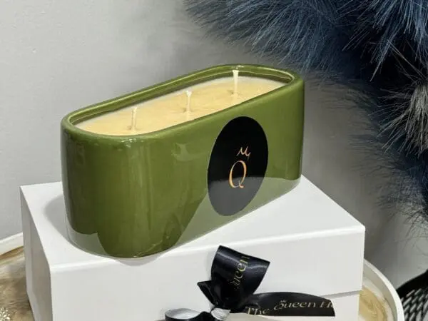 Fire-Pit – Olive green Candle 1,5kg - Image 4