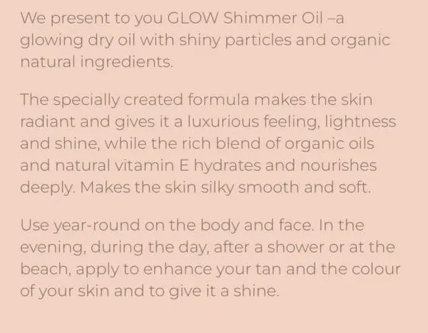 COCOSOLIS Glow Shimmer Oil 110ml - Image 7