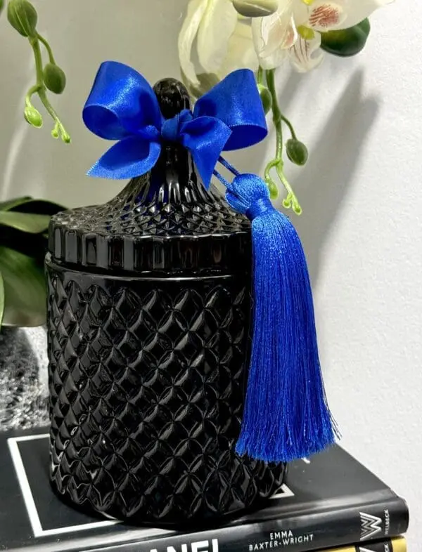 Diamond Queen – Black & Royal Blue