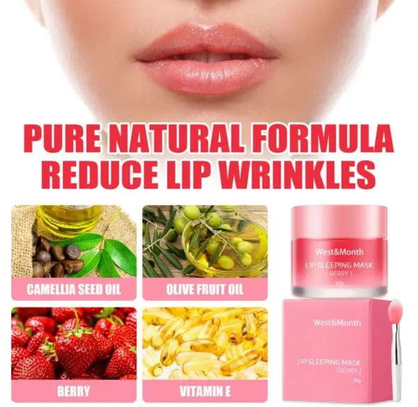 Sleeping ,,Sweet Berries’’ Lip Mask 20gr - Image 3