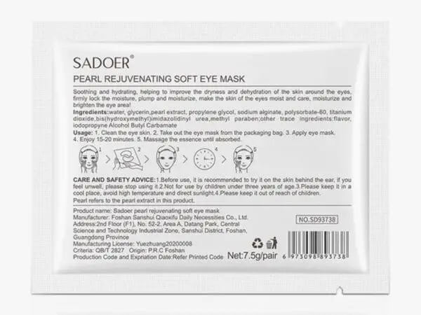 ,,Saoder’’ White Pear Extract EYE Mask’s - Image 5