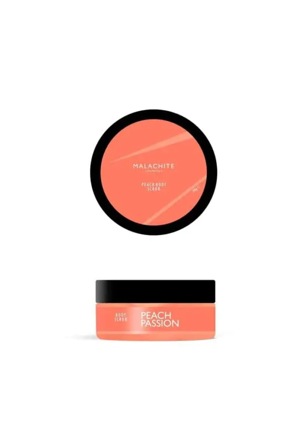 Peach Scrub MALACHITE COSMETICS "Peach Passion", 300gr