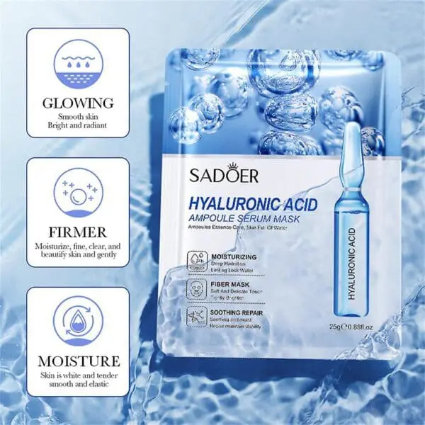 “Sadoer” hyaluronic acid ampoule serum mask - Image 2