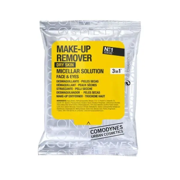 COMODYNES - Makeup removal wipes for dry skin