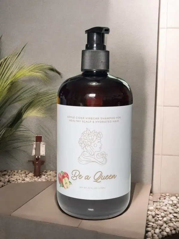 “Be a Queen” Apple Cider Vinegar Shampoo – Scalp & Moisture