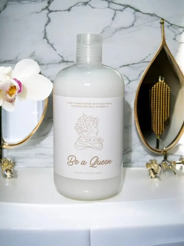 “Be a Queen” Hair Treatment Conditioner with Biotin, Vitamin E, and Pro-Vitamin B5 Complex