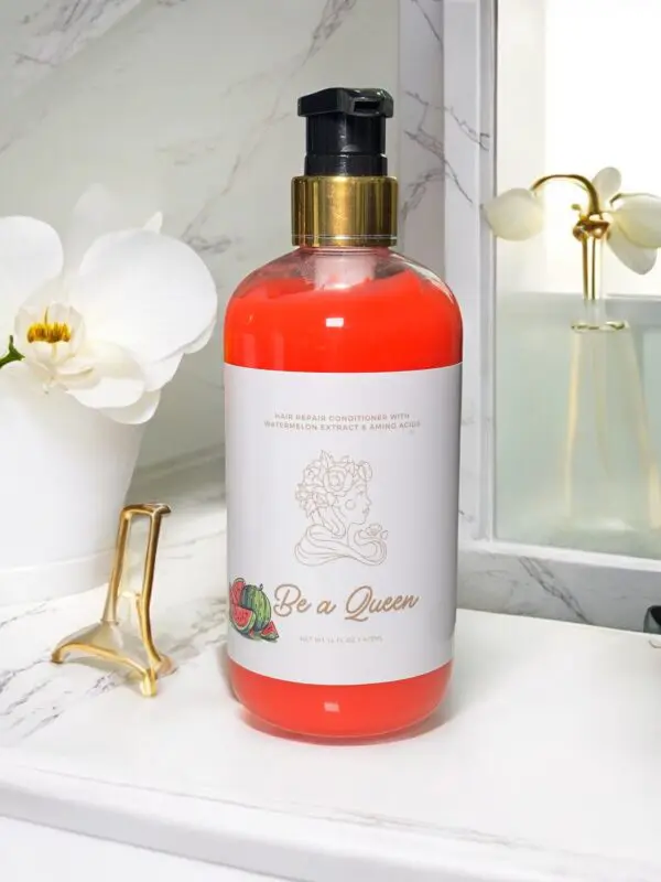 “Be a Queen” Watermelon Hair Repair Conditioner with Amino Acids