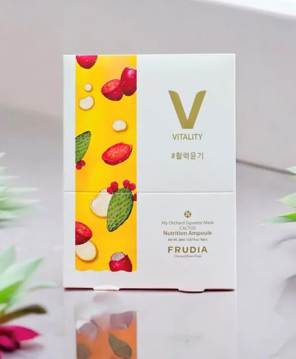 "Vitality" Liposome Technology Facial Mask’s with Squeeze Cactus extract 10x20ml