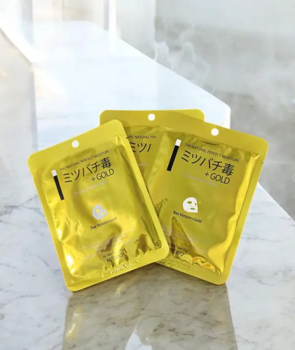 Gold and Bee Venom - Face Masks from Japan