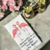 Decorative/Face Towel - Flamingos – Trouble Together! - Image 2