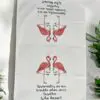 Decorative/Face Towel - Flamingos – Trouble Together! - Image 3