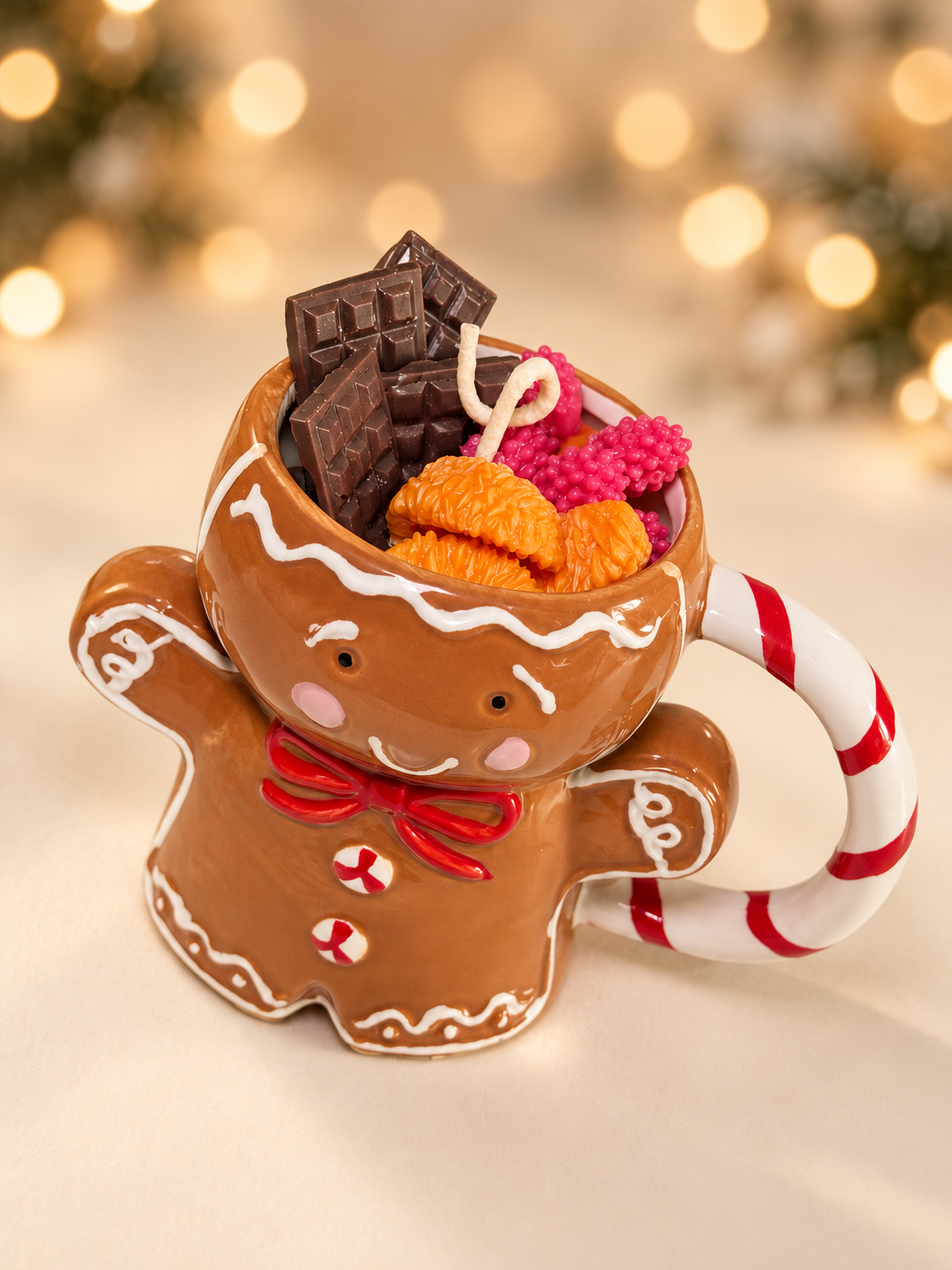 Candle - Christmas Treat – Raspberries & Oranges Candle, 250 gr - Image 4
