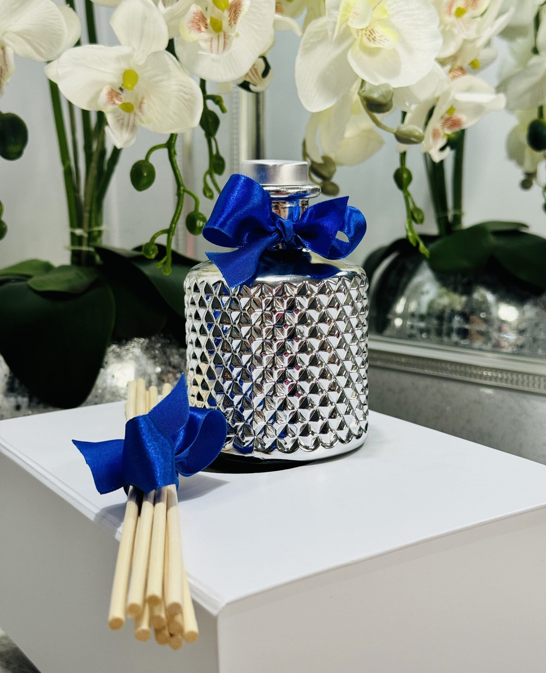 Bohemian Queen - Silver & Royal Blue