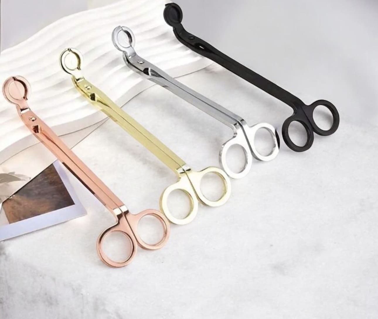 Candle wick trimmer