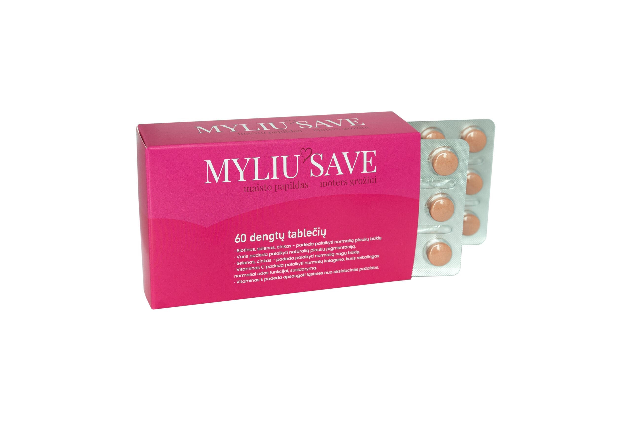 I LOVE MYSELF - Vitamin Complex for Female Beauty, 60 tablets