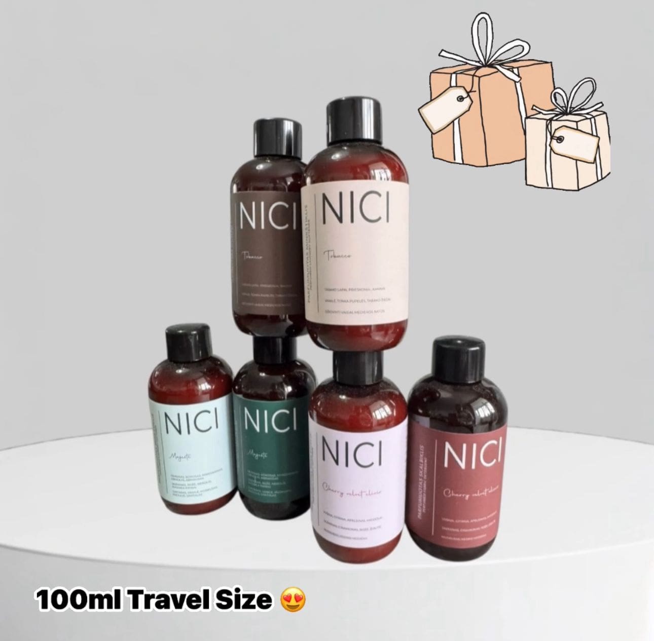 Mini 100ml Travel Size Laundry Detergent & Softner