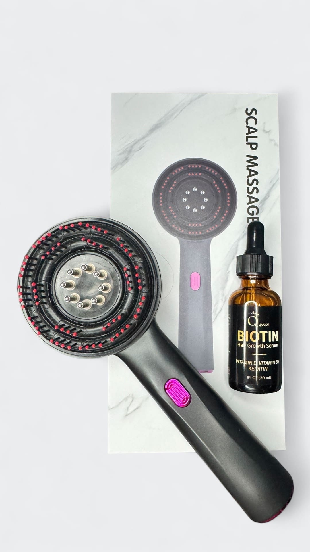 Infrared Scalp Massager with Serum Infusion Function