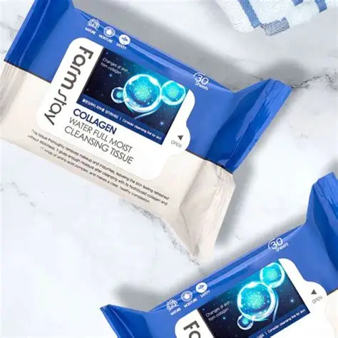 Collagen Water Full Moist Cleansing Tissue (30 vnt.)