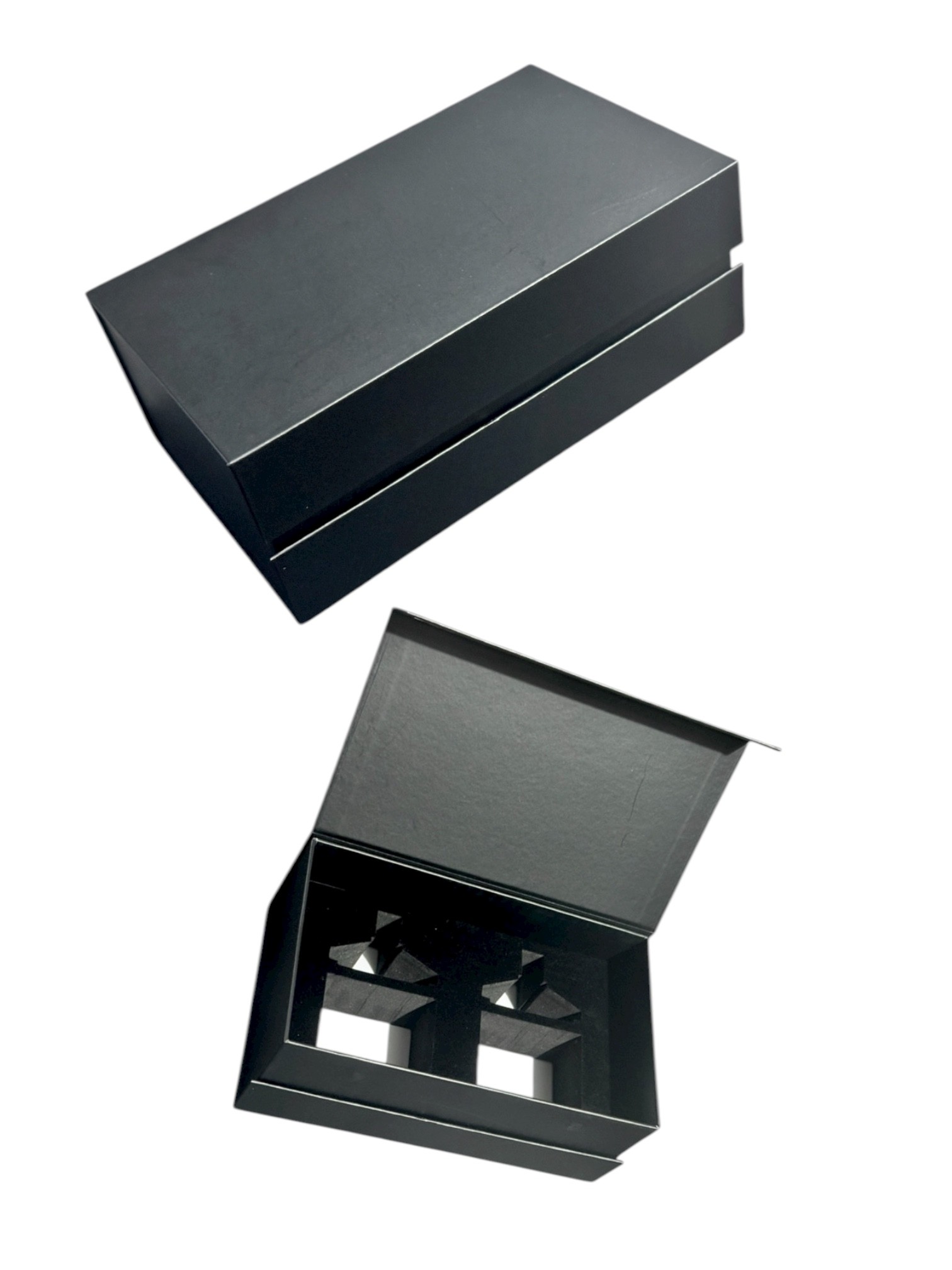 Luxury Magnetic Gift Box “Baby Diamond Cut” (fits 2 candles, 100g each)