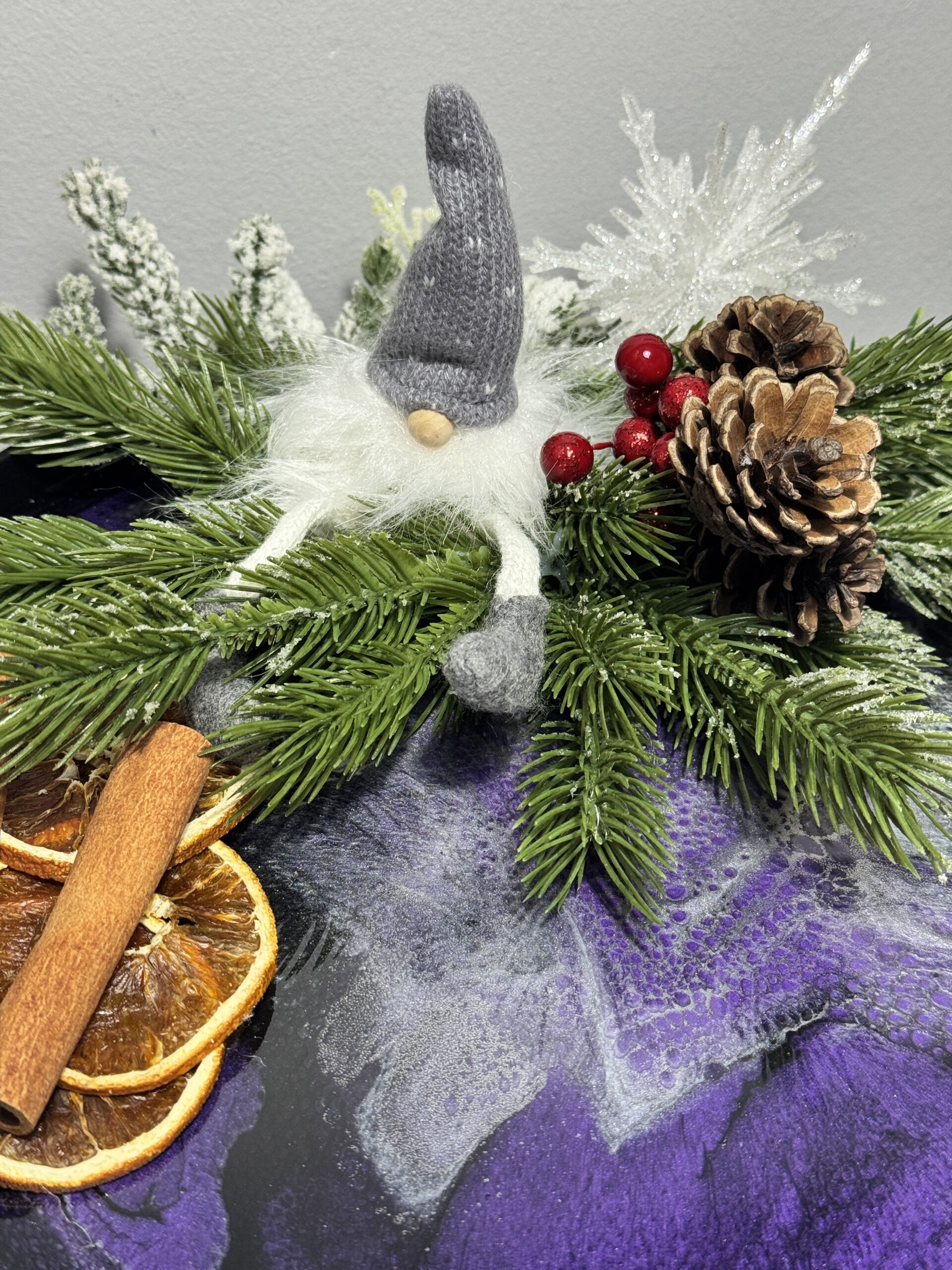 A Winter Tale in Purple - Tray - Image 3