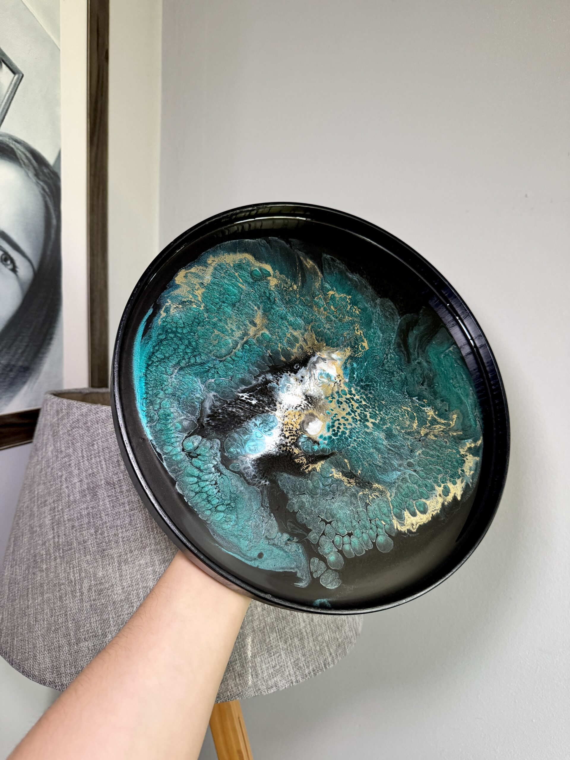 Home Tray - ,,Royal Emerald Glow'' - Image 2