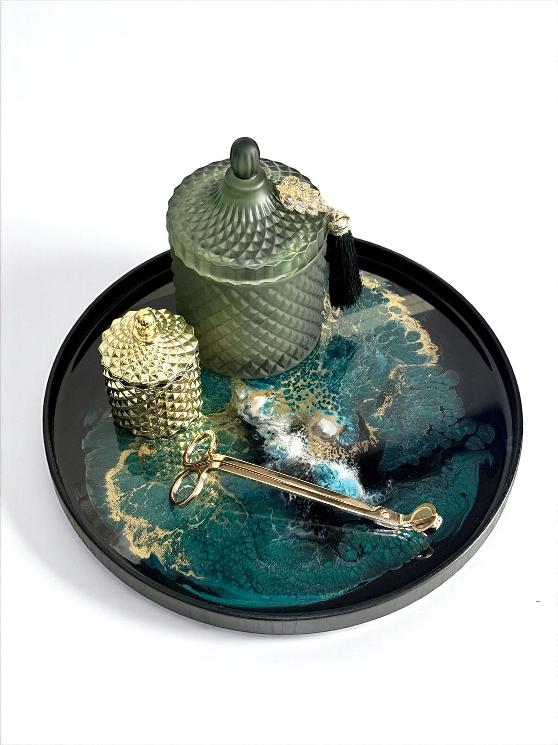 Home Tray - ,,Royal Emerald Glow'' - Image 5