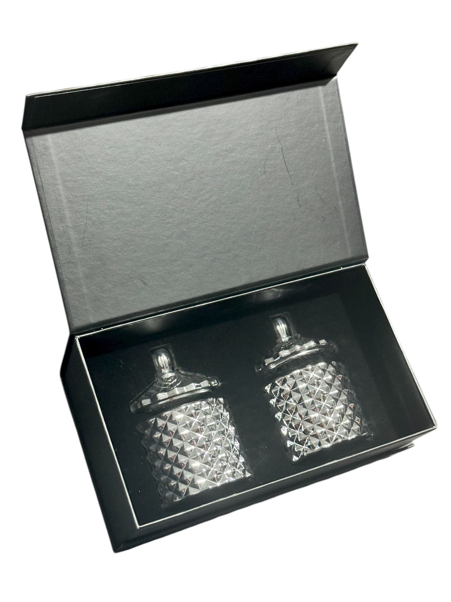 Luxury Magnetic Gift Box “Baby Diamond Cut” (fits 2 candles, 100g each) - Image 15