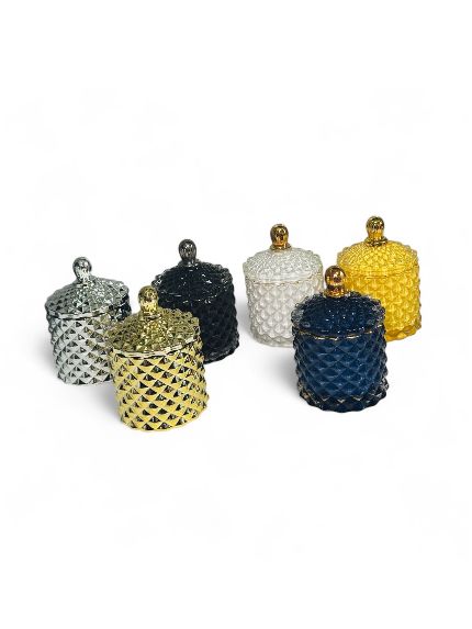 Luxury Magnetic Gift Box “Baby Diamond Cut” (fits 2 candles, 100g each) - Image 14