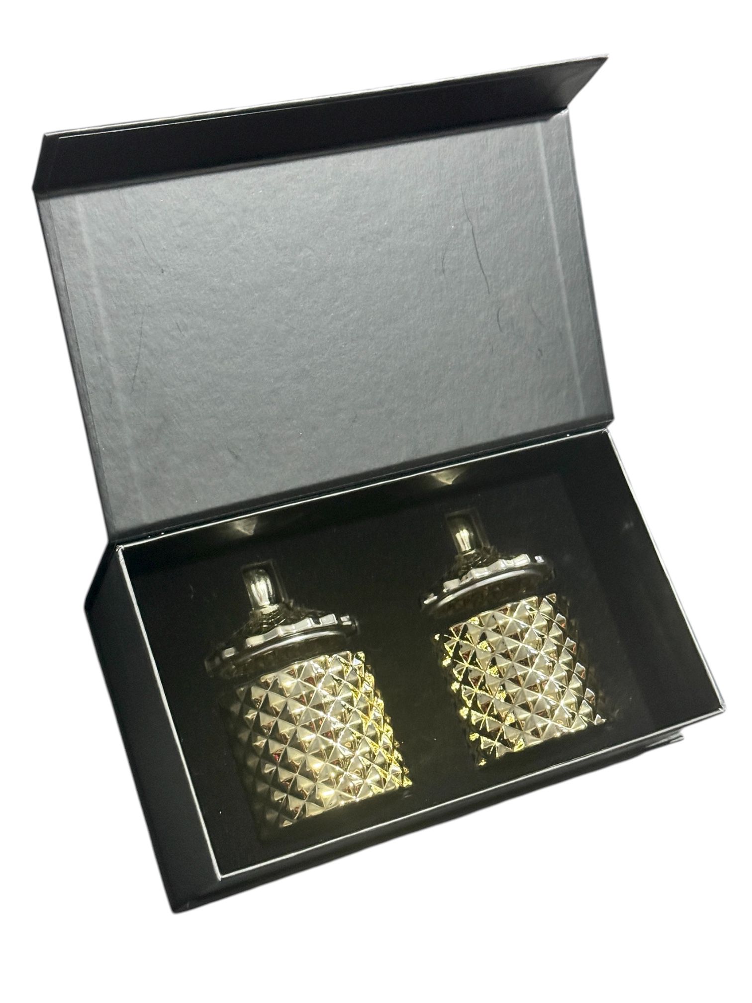 Luxury Magnetic Gift Box “Baby Diamond Cut” (fits 2 candles, 100g each) - Image 13