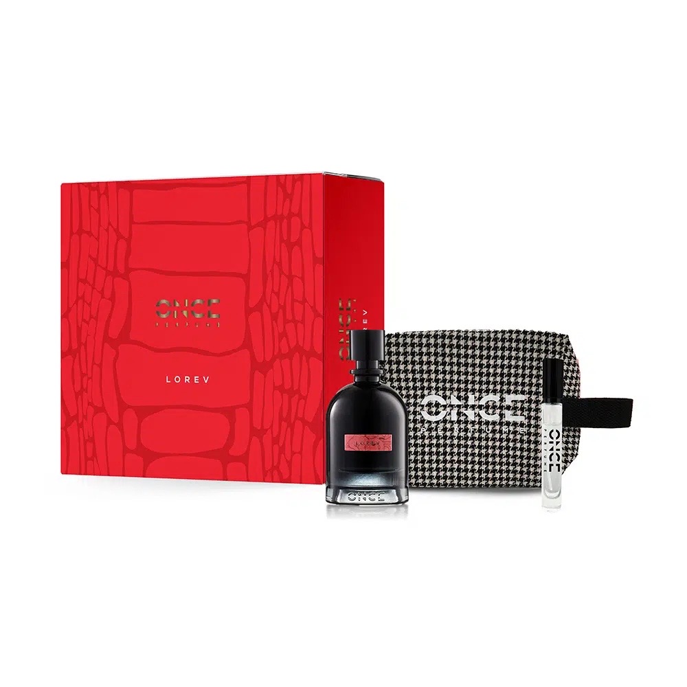 ONCE Perfume – Lorev Eau De Parfum Intense SET (100 ml + 10 ml + Toiletry Bag)