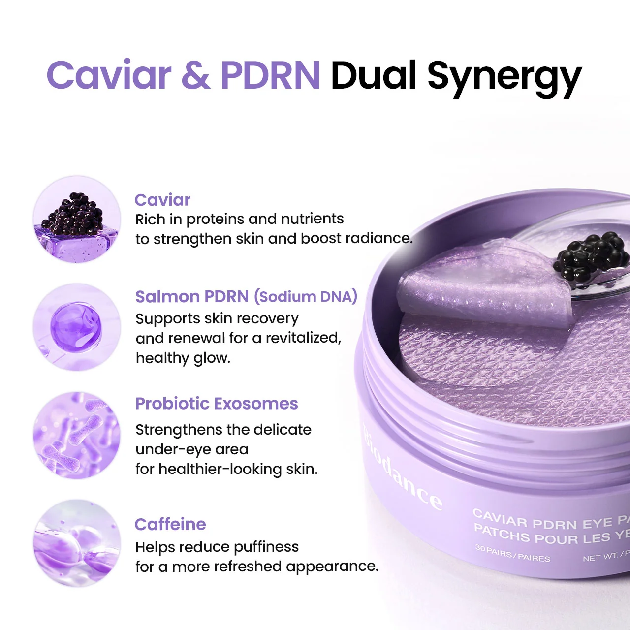 BIODANCE - Caviar PDRN Eye Patches 30 pairs - Image 3